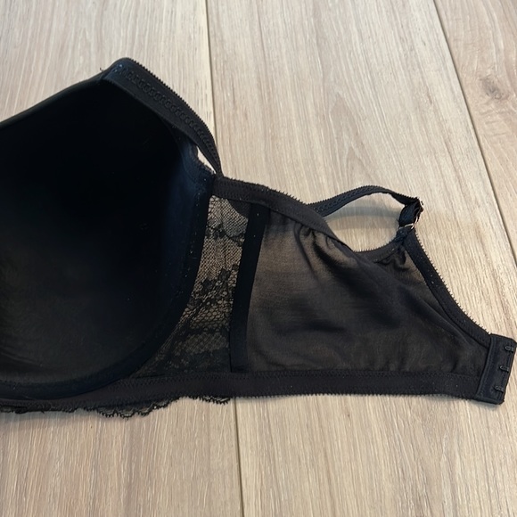 LE MYSTÈRE Side Profile Smoothing Minimizer Bra - Black 38DDD/F - Picture 8 of 11